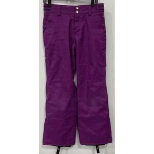 DNA Women Purple Ski Snowboard Pants Insulated Waterproof Size 6/XS Snow weather